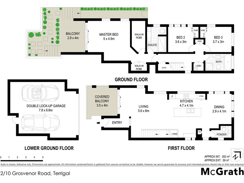 2/10 Grosvenor Road, Terrigal NSW 2260 Floorplan