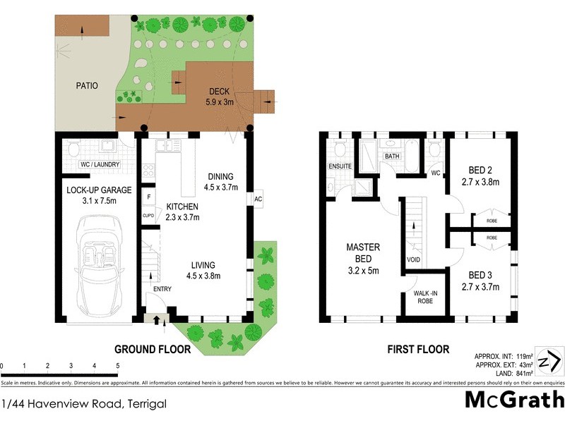 1/44 Havenview Road, Terrigal NSW 2260 Floorplan