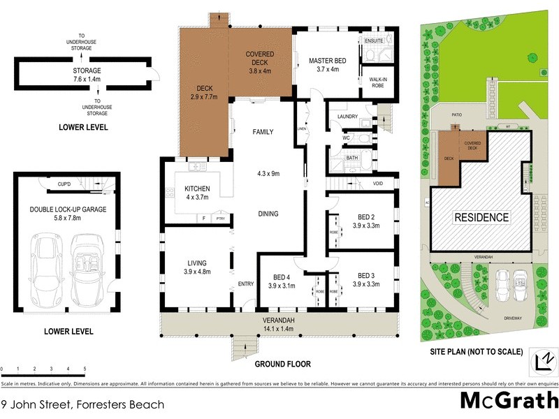 9 John Street, Forresters Beach NSW 2260 Floorplan