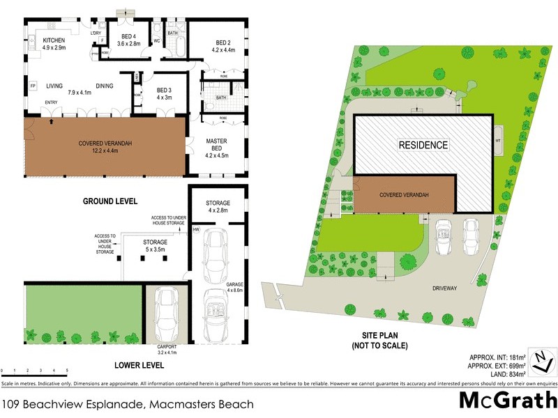 109 Beachview Esplanade, Macmasters Beach NSW 2251 Floorplan