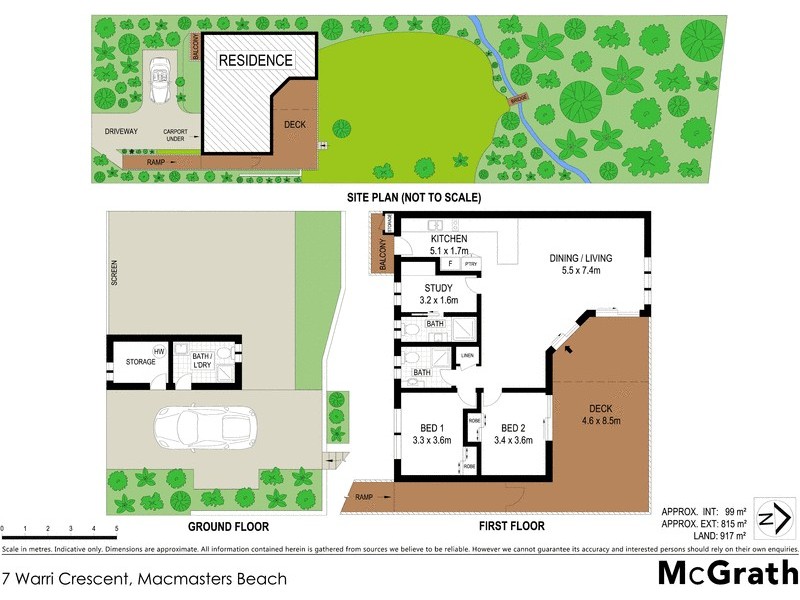 7 Warri Crescent, Macmasters Beach NSW 2251 Floorplan