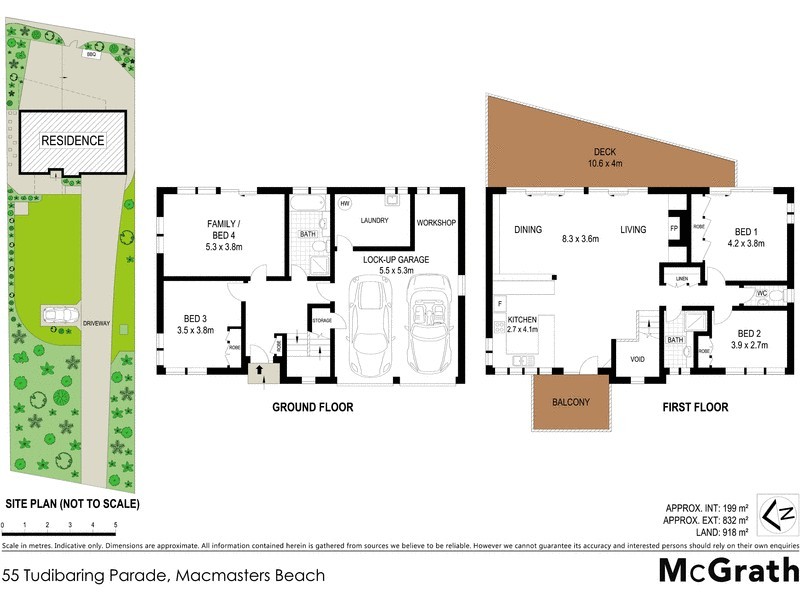 55 Tudibaring Parade, Macmasters Beach NSW 2251 Floorplan