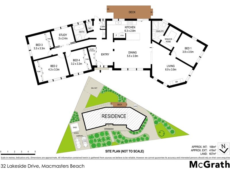 32 Lakeside Drive, Macmasters Beach NSW 2251 Floorplan