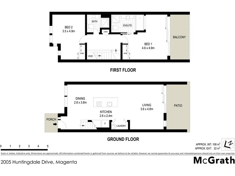 2005 Huntingdale Drive, Magenta NSW 2261 Floorplan