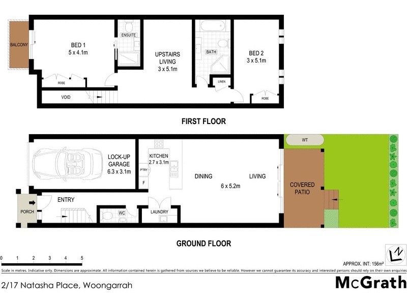 2/17 natasha Place, Woongarrah NSW 2259 Floorplan