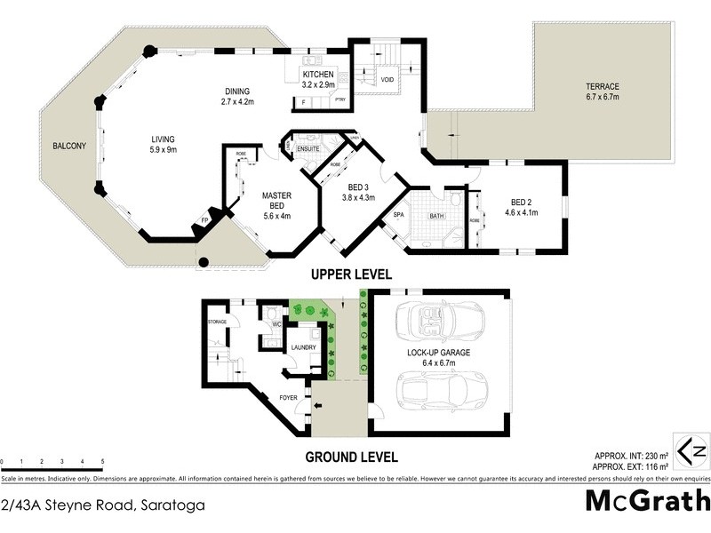 2/43A Steyne Road, Saratoga NSW 2251 Floorplan
