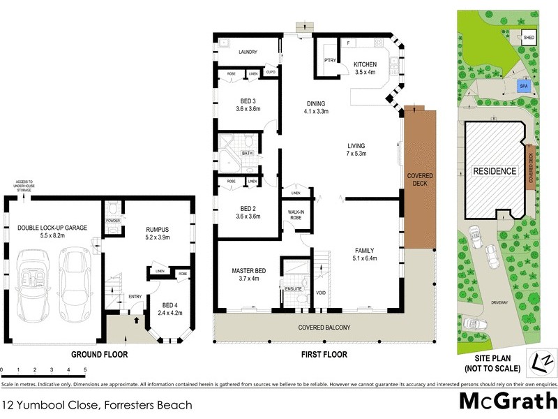 12 Yumbool Close, Forresters Beach NSW 2260 Floorplan