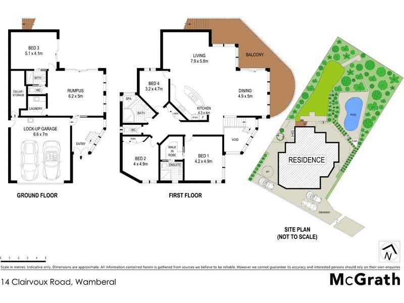 14 Clairvoux Road, Wamberal NSW 2260 Floorplan