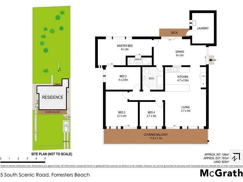 5 South Scenic Road, Forresters Beach NSW 2260 Floorplan