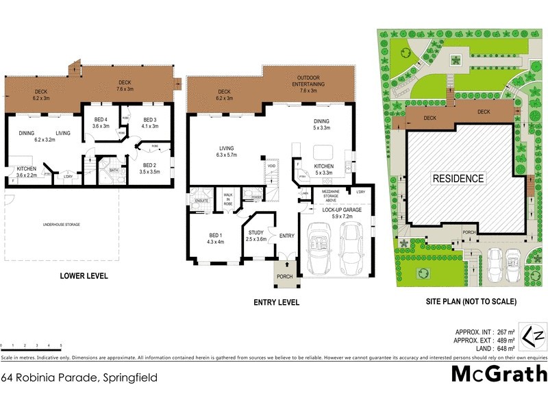 64 Robinia Parade, Springfield NSW 2250 Floorplan