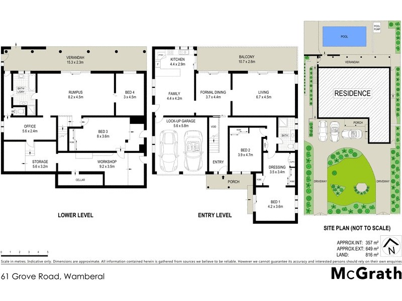 61 Grove Road, Wamberal NSW 2260 Floorplan