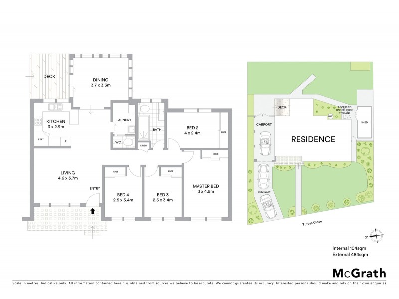 14 Tuross Close, Kincumber NSW 2251 Floorplan