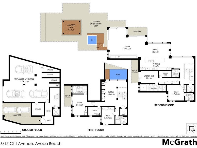 6/15 Cliff Avenue, Avoca Beach NSW 2251 Floorplan