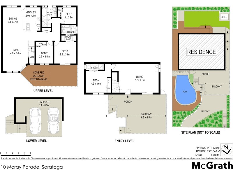 10 Moray Parade, Saratoga NSW 2251 Floorplan