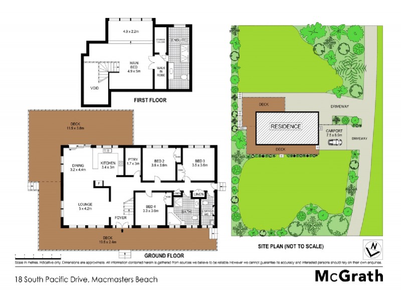 18 South Pacific Drive, Macmasters Beach NSW 2251 Floorplan
