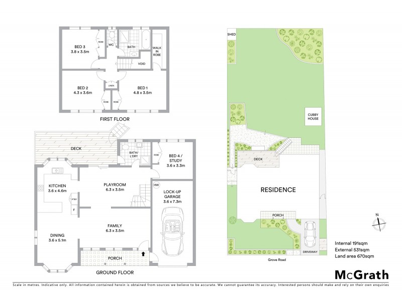 5 Grove Road, Wamberal NSW 2260 Floorplan