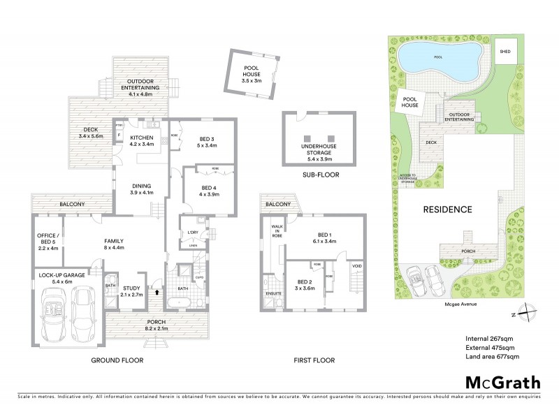 12 McGee Avenue, Wamberal NSW 2260 Floorplan