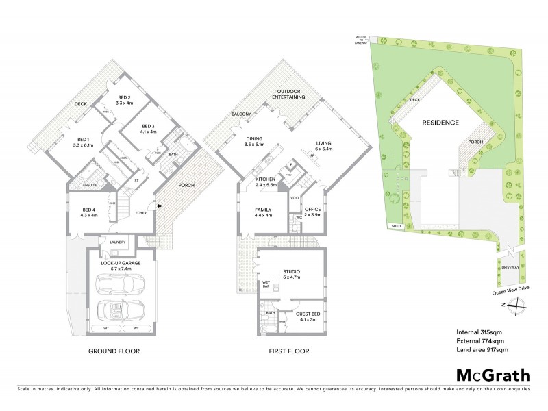 137A Ocean View Drive, Wamberal NSW 2260 Floorplan