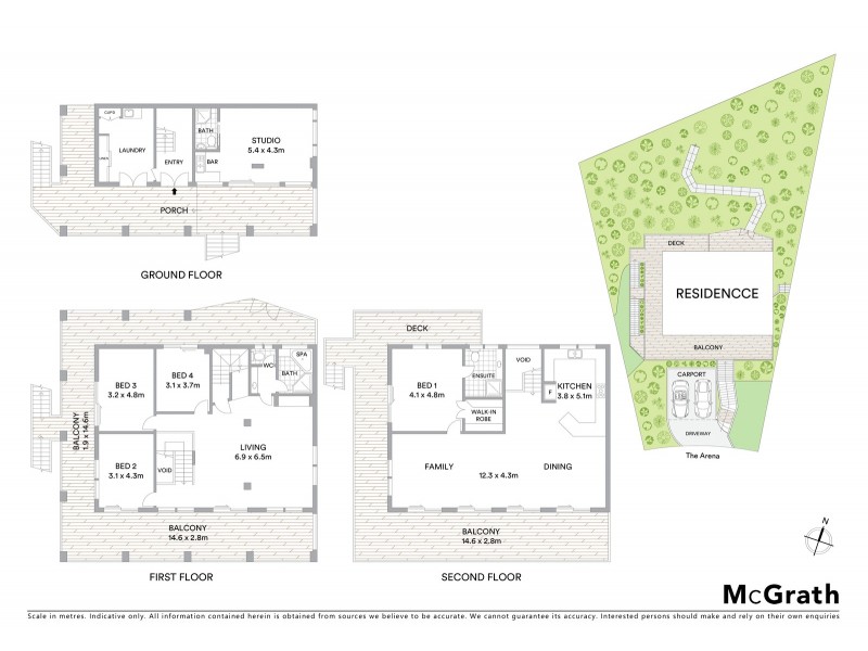 20 The Arena, North Avoca NSW 2260 Floorplan