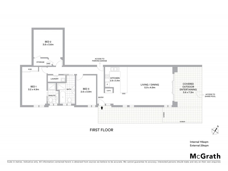 1/32 Campbell Crescent, Terrigal NSW 2260 Floorplan