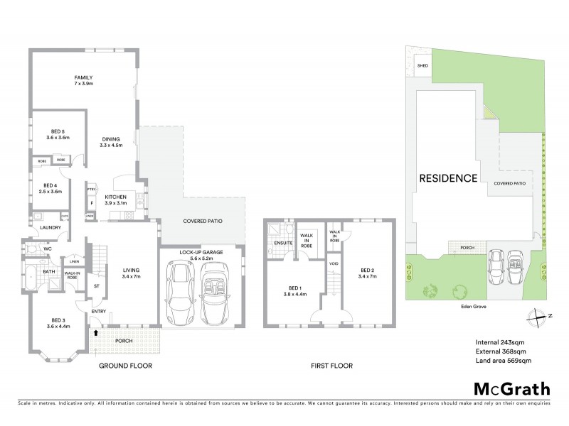2 Eden Grove, Erina NSW 2250 Floorplan