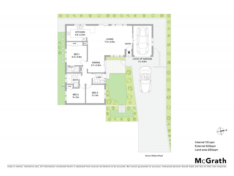 2/10 Sunny Waters Road, Kincumber NSW 2251 Floorplan