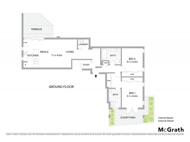 12/6 Ghersi Avenue, Wamberal NSW 2260 Floorplan
