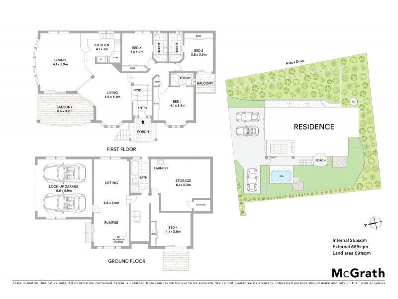 295A Avoca Drive, Green Point NSW 2251 Floorplan