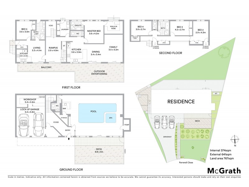 12 Parrendi Close, Avoca Beach NSW 2251 Floorplan