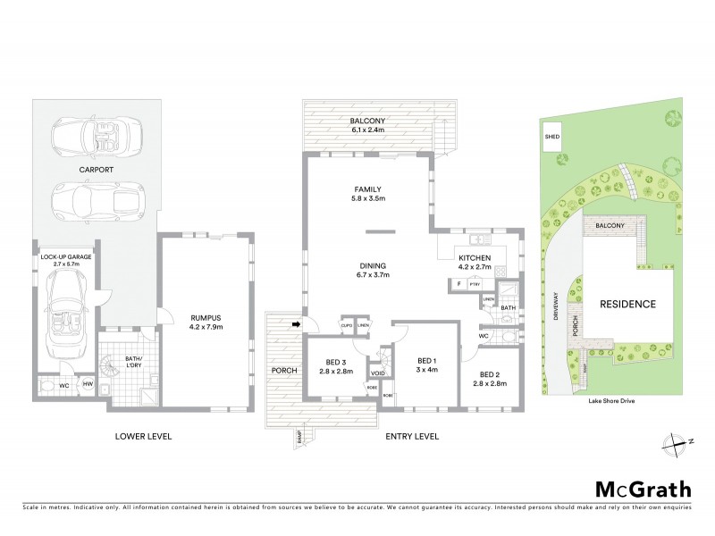 84 Lake Shore Drive, North Avoca NSW 2260 Floorplan