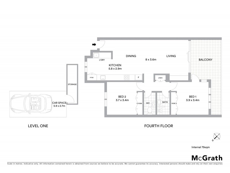 418/6 Pine Tree Lane, Terrigal NSW 2260 Floorplan