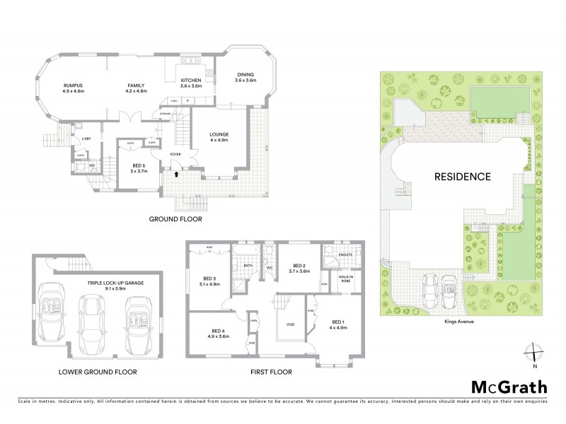 14 Kings Avenue, Terrigal NSW 2260 Floorplan