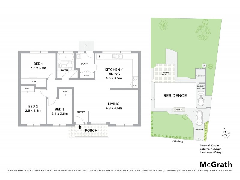 4 Cutler Drive, Wyong NSW 2259 Floorplan