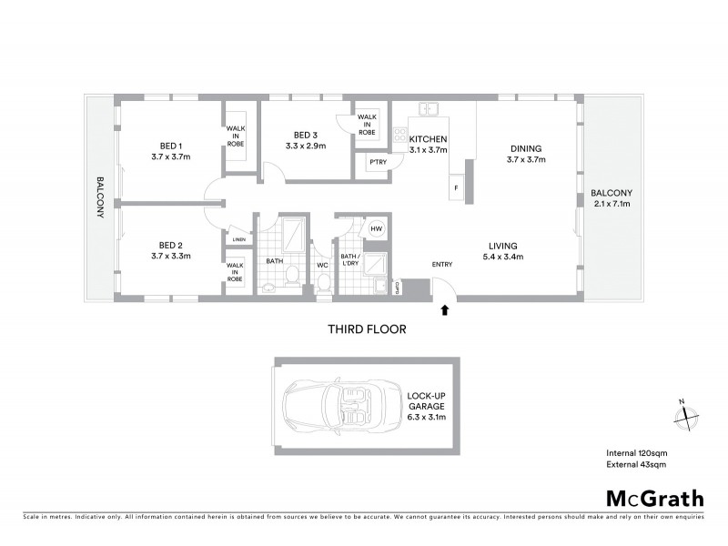1/25 Pacific Street, Wamberal NSW 2260 Floorplan