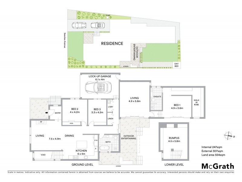 3 Seaview Avenue, Wamberal NSW 2260 Floorplan