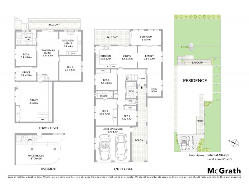 155 Scenic Highway, Terrigal NSW 2260 Floorplan