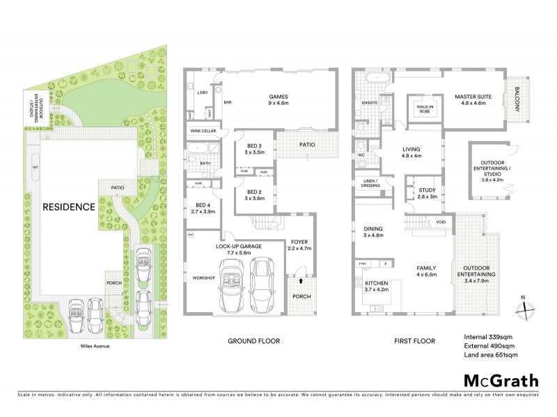 3 Wiles Avenue, Wamberal NSW 2260 Floorplan