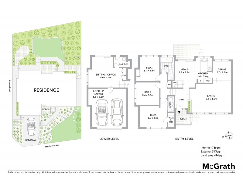 11 Marilyn Parade, Green Point NSW 2251 Floorplan