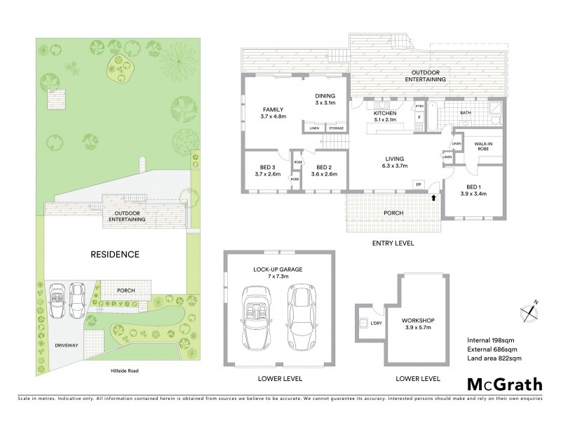 55 Hillside Road, Avoca Beach NSW 2251 Floorplan