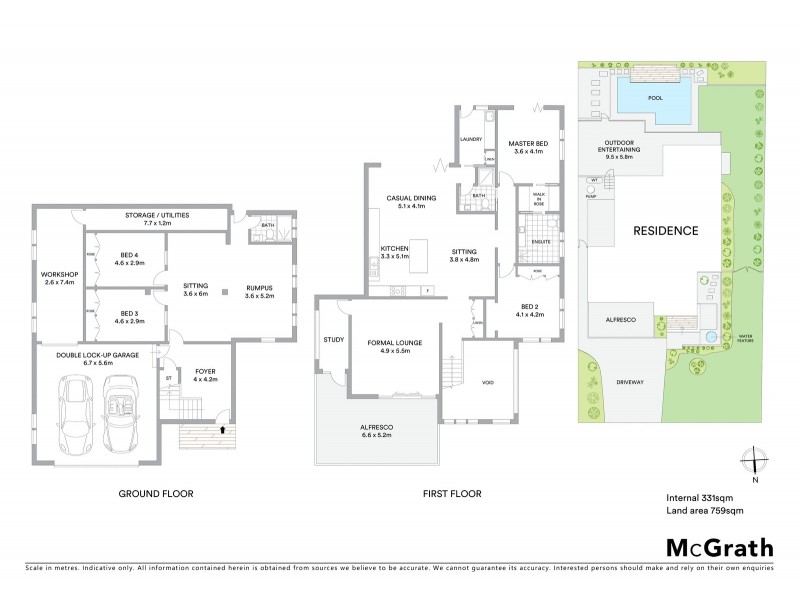 40 Grove Road, Wamberal NSW 2260 Floorplan