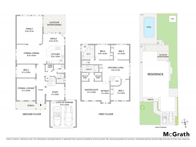 9 Lewis Crescent, Forresters Beach NSW 2260 Floorplan