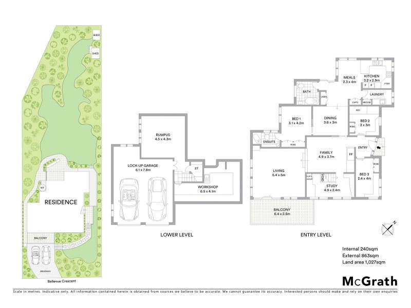 11 Bellevue Crescent, North Avoca NSW 2260 Floorplan
