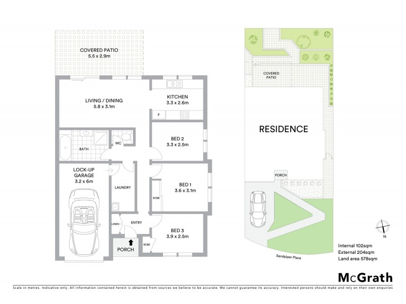 2/15 Sandpiper Place, Green Point NSW 2251 Floorplan