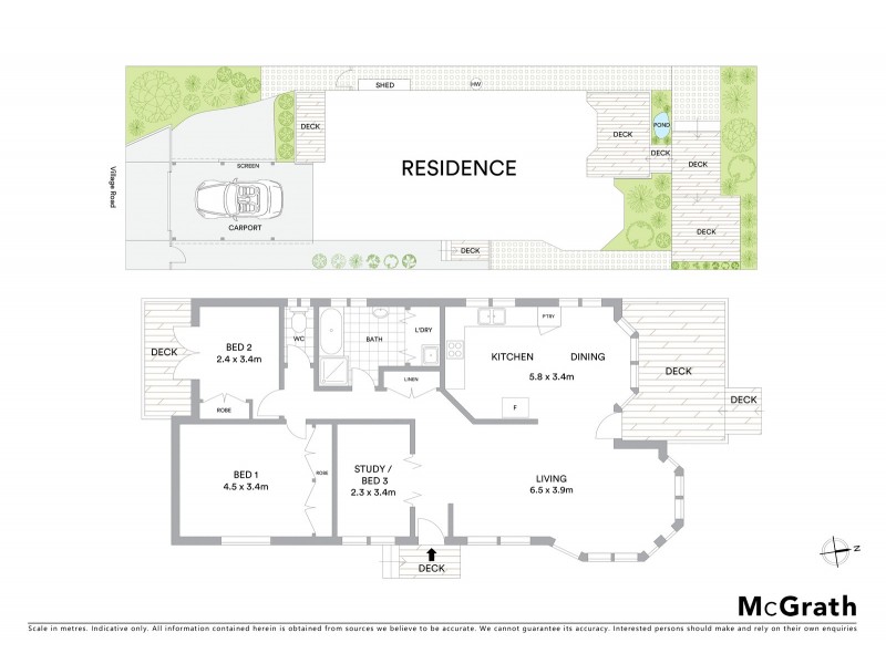 3 Village Road, Saratoga NSW 2251 Floorplan