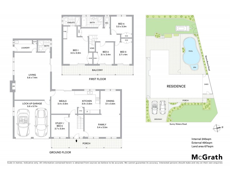 2 Sunny Waters Road, Kincumber NSW 2251 Floorplan
