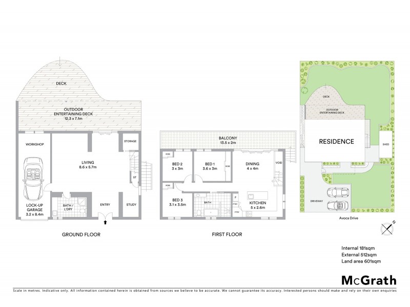 191 Avoca Drive, Green Point NSW 2251 Floorplan