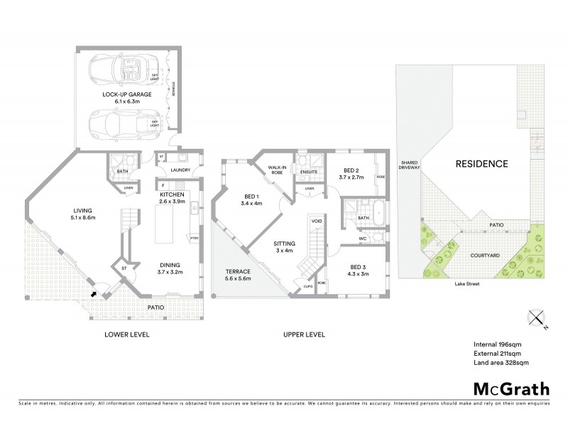1/25 Lake Street, North Avoca NSW 2260 Floorplan