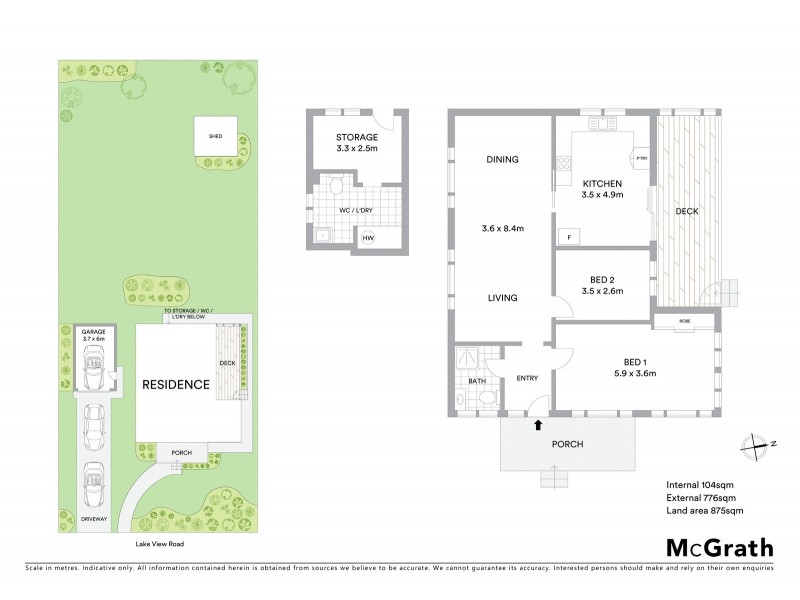 45 Lake View Road, Wamberal NSW 2260 Floorplan
