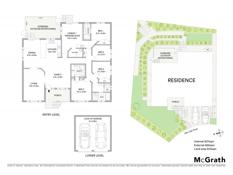 12 Silky Oak Close, Green Point NSW 2251 Floorplan