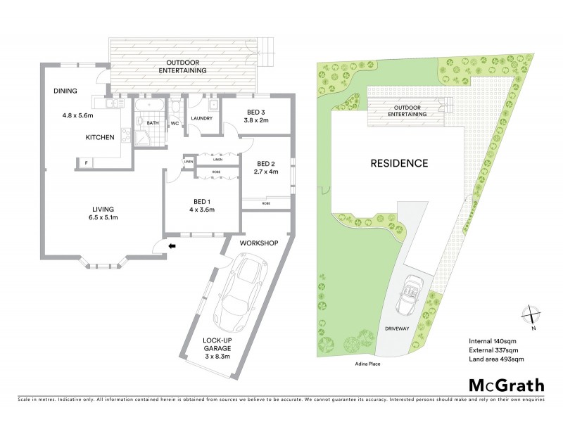 6 Adina Place, Wamberal NSW 2260 Floorplan